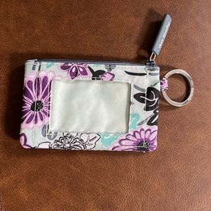 Vera Bradley Lighten Up Zip ID in Penelope’s Garden NWOT